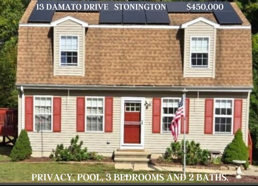 13 Damato Drive in Stonington and North Stonington is for sale.