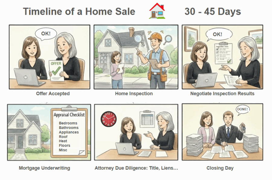 How long does a home sale take